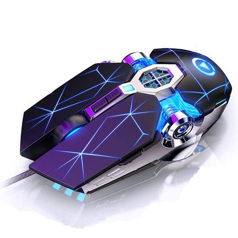 Gaming Mouse Wired Silent Gaming Mechanical Computer Desktop Notebook Office - Gamer Z Paradise