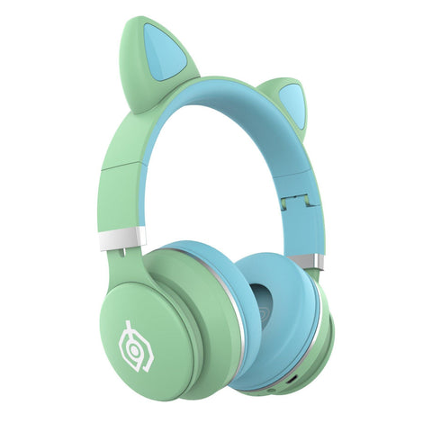Girly Cute Cat Ears Wireless Cartoon Bluetooth Headset - Gamer Z Paradise