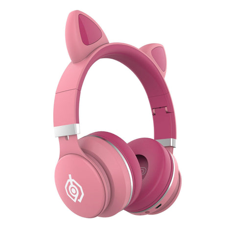 Girly Cute Cat Ears Wireless Cartoon Bluetooth Headset - Gamer Z Paradise