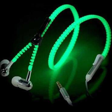 Glowing Zipper Earphones - Gamer Z Paradise