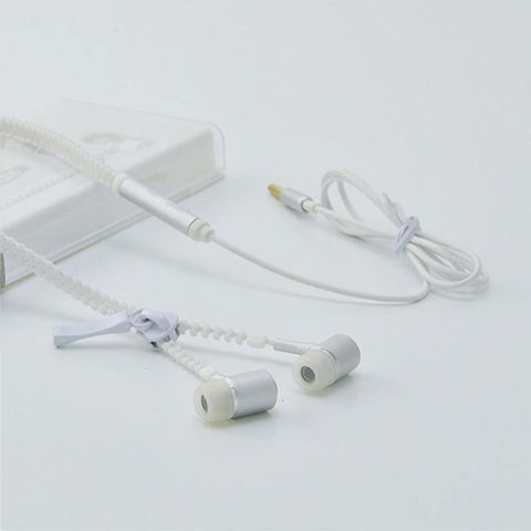 Glowing Zipper Earphones - Gamer Z Paradise