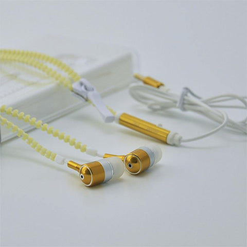 Glowing Zipper Earphones - Gamer Z Paradise