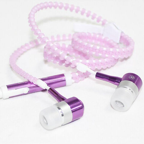 Glowing Zipper Earphones - Gamer Z Paradise