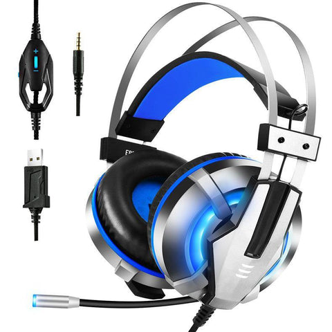 Head-mounted illuminated gaming headset - Gamer Z Paradise