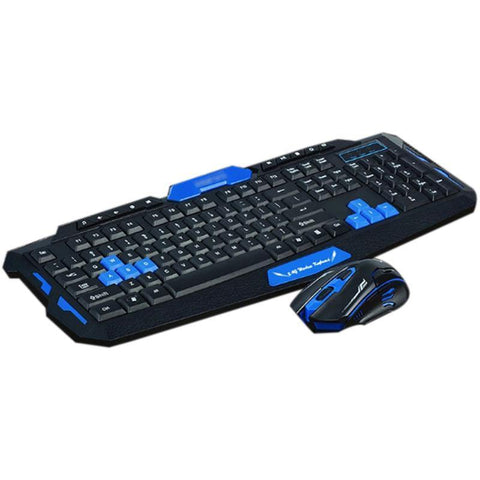 Hk8100 2.4 G Wireless Gaming Keyboard Mouse Combo Ergonomics Waterproof Optical For Pc Laptop Desktop Gamer - Gamer Z Paradise