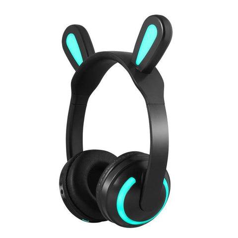 Hot Explosive Headphones Wireless Bluetooth Cat Ears Headphones Noise Reduction Live Breathing Lights Glare - Gamer Z Paradise