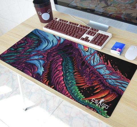Hyper Beast CS GO Large Mouse Pad Overlock Edge Big Gaming Mouse Pad - Gamer Z Paradise
