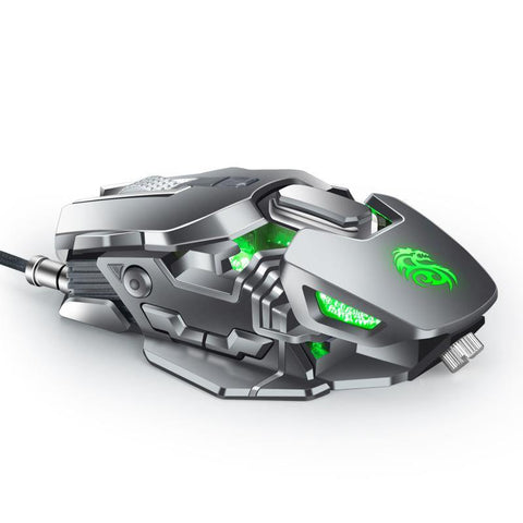 Jedi survival knife automatic gun mouse macro no rear seat computer USB cable game esports mechanical mouse cf cross fire line hero alliance mouse metal water cold Xu teacher peripherals - Gamer Z Paradise