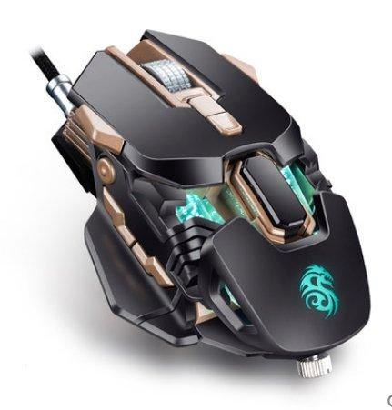 Jedi survival knife automatic gun mouse macro no rear seat computer USB cable game esports mechanical mouse cf cross fire line hero alliance mouse metal water cold Xu teacher peripherals - Gamer Z Paradise
