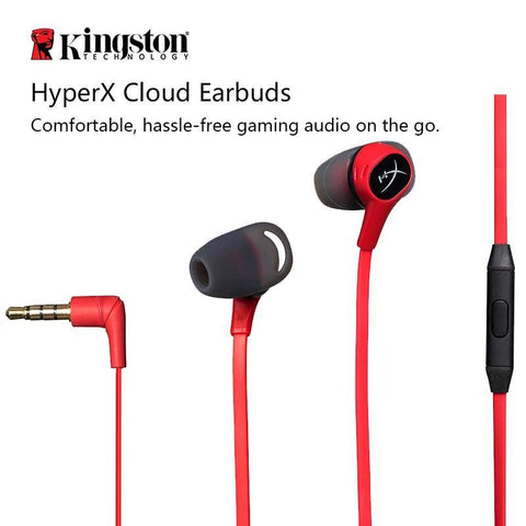 Kingston In-Ear headset HyperX Cloud Earbuds Gaming Headset With a microphone Immersive in-game audio - Gamer Z Paradise