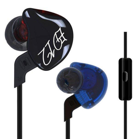 KZ-ED12 In-Ear Earphones bass music mobile phone headset wire with wheat have a fever HIFI Earphone Headset - Gamer Z Paradise