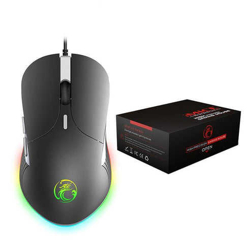 LED Gaming Mouse 6400 DPI USB Ergonomic Mause - Gamer Z Paradise