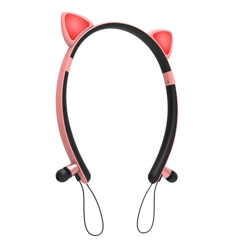 LED Glowing True Wireless Bluetooth Headphones Auriculares Cartoon Girl Headband Cat Ear Headset With Microphone For All Phones - Gamer Z Paradise