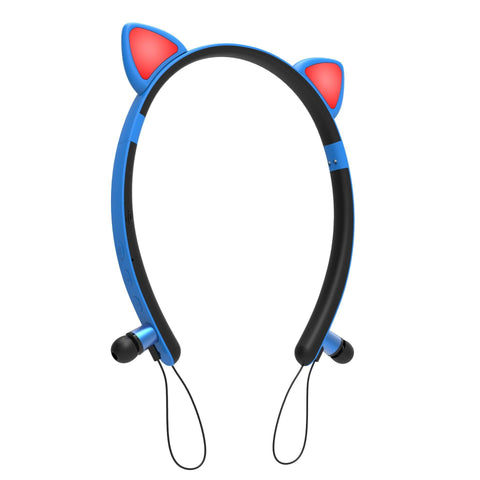 LED Glowing True Wireless Bluetooth Headphones Auriculares Cartoon Girl Headband Cat Ear Headset With Microphone For All Phones - Gamer Z Paradise