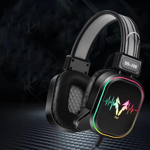 M5 Gaming Headset RGB Colorful Luminous Anti-Noise Heavy Bass Cable - Gamer Z Paradise
