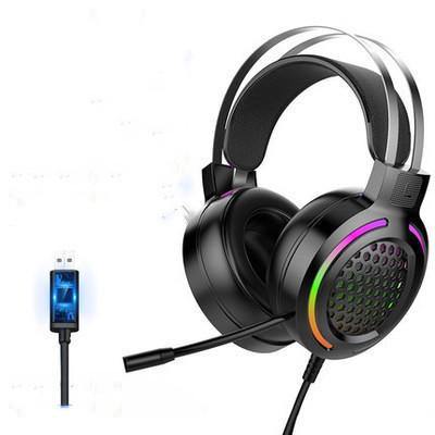 M5 Gaming Headset RGB Colorful Luminous Anti-Noise Heavy Bass Cable - Gamer Z Paradise