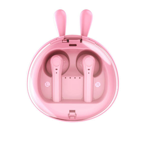 Macaron Red Tws5.0 Wireless Bluetooth Headset - Gamer Z Paradise