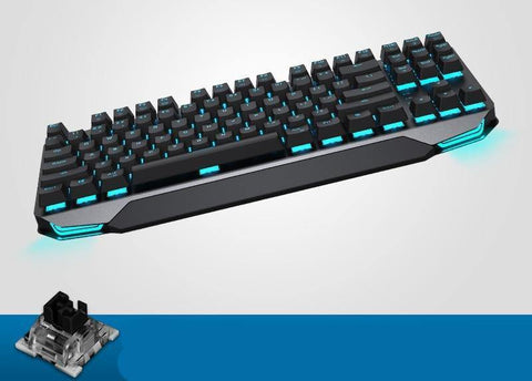 Machenike Gaming Keyboard K7 Wireless keyboard Pink Mechanical Keyboard 87 key Bluetooth 3.0 Black Switch Blue Switch keybaord - Gamer Z Paradise