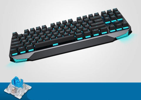 Machenike Gaming Keyboard K7 Wireless keyboard Pink Mechanical Keyboard 87 key Bluetooth 3.0 Black Switch Blue Switch keybaord - Gamer Z Paradise
