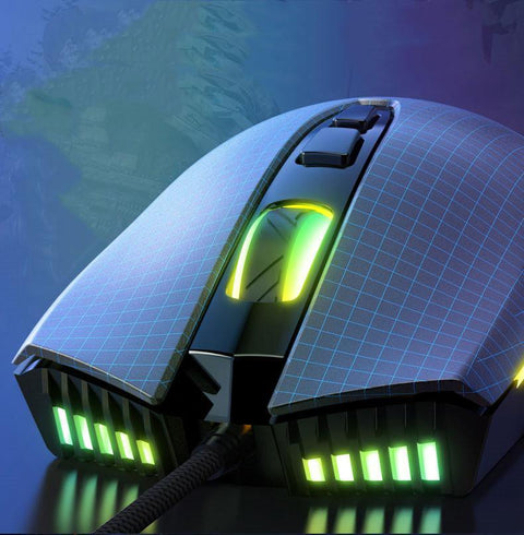 Mechanical Gaming Game Pink Wired Mouse Streamer Notebook Home Desktop Dedicated - Gamer Z Paradise