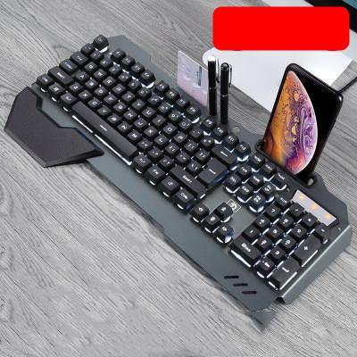 Mechanical Keyboard RGB LED Backlight Plug And Play White/Black Keyboard Ergonomic Design Waterproof Gaming Keyboard - Gamer Z Paradise