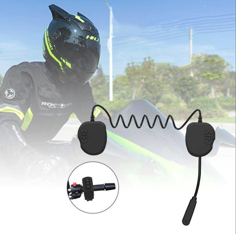 Motorcycle Helmet Bluetooth Headset Built-In Integrated Call Music Headset Remote Control Waterproof - Gamer Z Paradise
