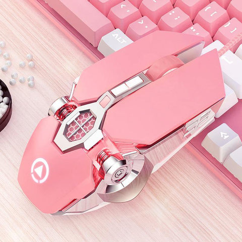 Mouse Game Light-Emitting Wired Machinery Gaming Macro Mute Computer Accessories - Gamer Z Paradise