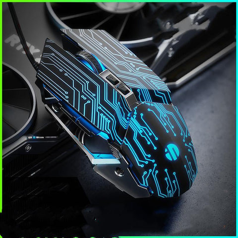 Mute Gaming Laptop Computer Office Desktop Home Internet Cafe Mechanical Mouse - Gamer Z Paradise