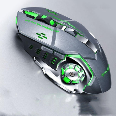 New Rechargeable Wireless Mouse Mute Office Gaming Laptop Creative Wireless Mouse - Gamer Z Paradise