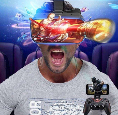 New VRG Pro 3D VR Glasses Virtual Reality Full Screen Visual Wide-Angle VR Glasses For 5 To 7 Inch Smartphone Eyeglasses Devices - Gamer Z Paradise