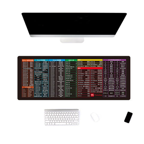Office pad lock oversized mouse pad - Gamer Z Paradise