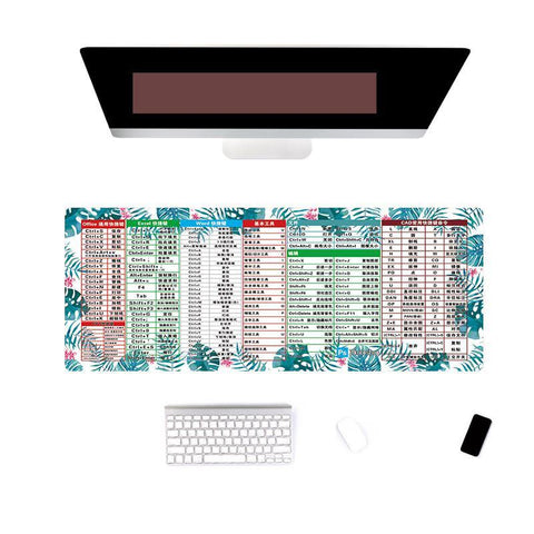 Office pad lock oversized mouse pad - Gamer Z Paradise