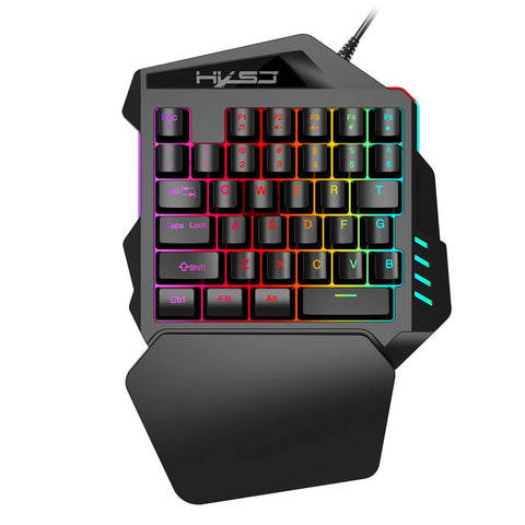 One-handed backlit keyboard - Gamer Z Paradise