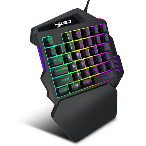 One-Handed Gaming Keyboard Set - Gamer Z Paradise