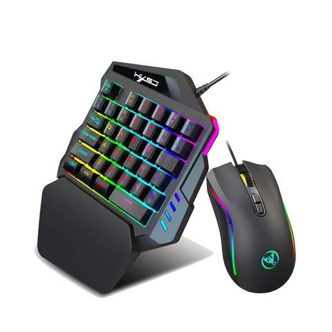 One-Handed Gaming Keyboard Set - Gamer Z Paradise