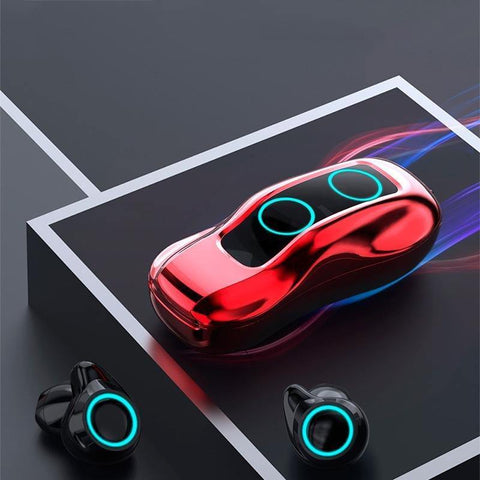 Popular Wireless Bluetooth Headset Two Ears Cross Border Private Mold TWS Customized Electroplating Car Styling 5.0 - Gamer Z Paradise