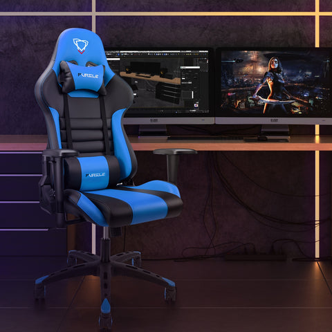 Furgle | Pro Series Gaming Chair with Comfortable Lumbar Support (Red & Black) | Gaming Chair