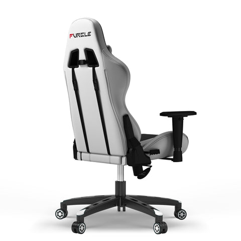 Furgle | Pro Series Gaming Chair with Comfortable Lumbar Support (Red & Black) | Gaming Chair