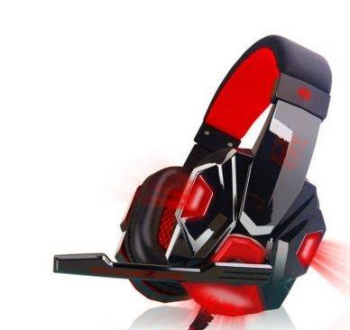 Pu mind pc780 black blue head game Gaming Headset computer YY voice with Mike black blue light headphones - Gamer Z Paradise