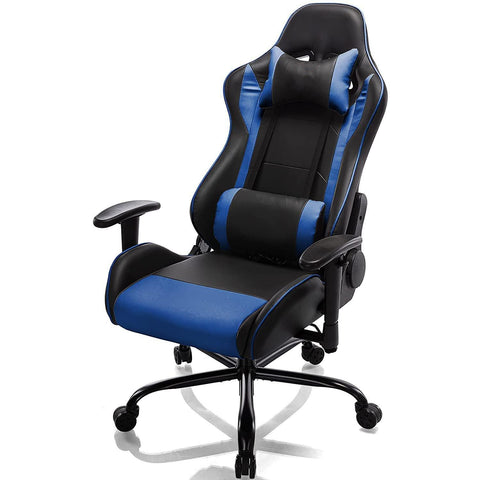 Qoroly Massage Gaming Chair- Racing Computer Chair High Back Office Desk Chair, 360 degree Swivel Task Chair, Adjustable Armrest Lumbar Support Soft Headrest - Gamer Z Paradise