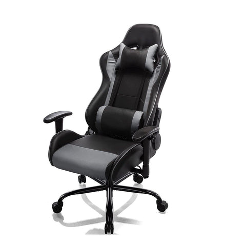 Qoroly Massage Gaming Chair- Racing Computer Chair High Back Office Desk Chair, 360 degree Swivel Task Chair, Adjustable Armrest Lumbar Support Soft Headrest - Gamer Z Paradise
