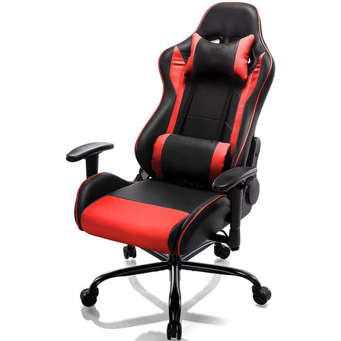 Qoroly Massage Gaming Chair- Racing Computer Chair High Back Office Desk Chair, 360 degree Swivel Task Chair, Adjustable Armrest Lumbar Support Soft Headrest - Gamer Z Paradise
