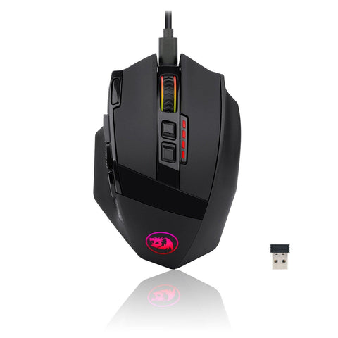 Redragon Red Dragon M801P Gaming Mouse Wired And Wireless - Gamer Z Paradise