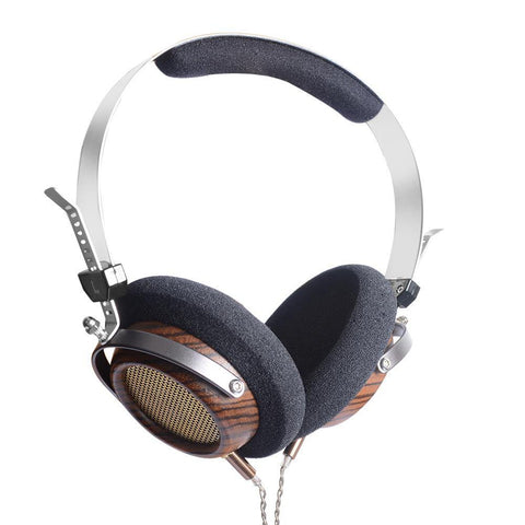 Retro Monitor Open Olive Wood Headphones - Gamer Z Paradise