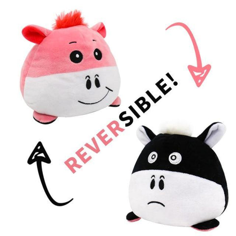 Reversible Plushie Animals (31 Different Animals) - Gamer Z Paradise