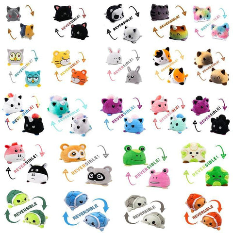 Reversible Plushie Animals (31 Different Animals) - Gamer Z Paradise