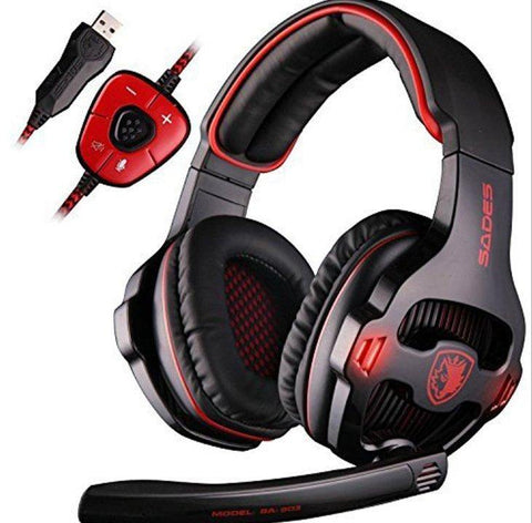 SA-903 Gaming Headset Headset USB Professional Computer E-sports Headset with Microphone - Gamer Z Paradise