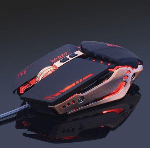 Silent mute computer notebook wired gaming mouse - Gamer Z Paradise
