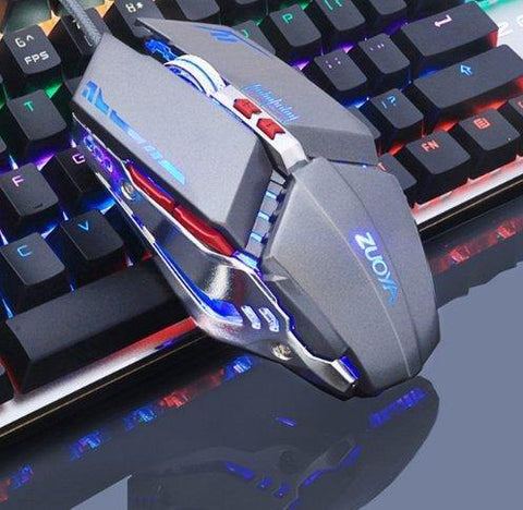 Silent mute computer notebook wired gaming mouse - Gamer Z Paradise