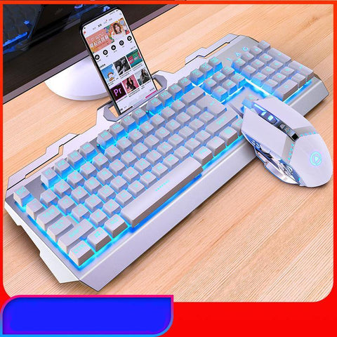 Silver Eagle V2 Gaming Keyboard Mouse Headset Three-Piece Suit Manipulator Feel Keyboard And Mouse Kit Amazon Cross-Border Wholesale - Gamer Z Paradise